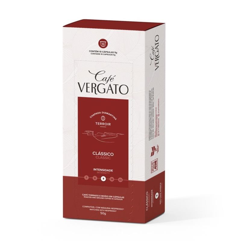 Kit 10 Cápsulas Café Vergato Clássico para Nespresso
